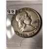 Image 1 : 1951 P Franklin Silver Half Dollar Nice Early Silver US Coin