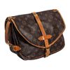 Image 4 : Louis Vuitton Monogram Canvas Leather Saumur 30 cm Messenger Bag