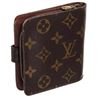 Image 2 : Louis Vuitton Monogram Canvas Leather Compact Zippy Wallet