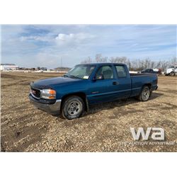 2001 GMC SIERRA 1500 PICKUP