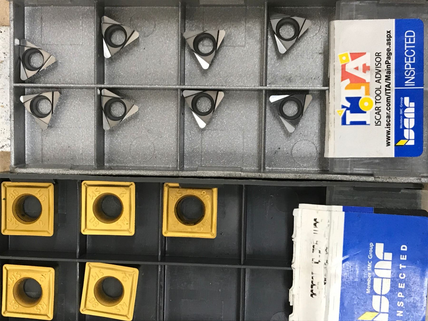 (29) ISCAR MISC. CARBIDE INSERT *SEE PICS FOR PART