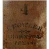 Image 2 : J. Fowler Thornton Texas 4 Gallon Stoneware Churn