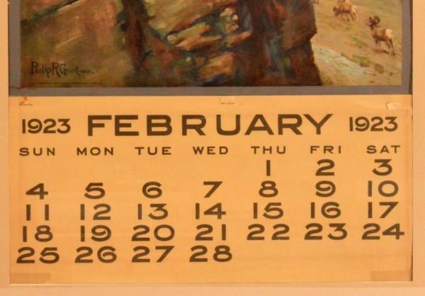 1923 Winchester Arms Co Advertising Calendar 1923-winchester-arms-co-advertising-calendar