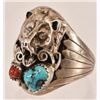 Image 8 : Bear Claw & Turquoise Indian Cuff & Ring Set