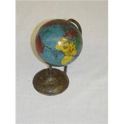 4 1/2" CAST IRON GLOBE STILL BANK