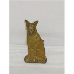 6 1/2" CAST IRON GERMAN SHEPHERD DOORSTOP