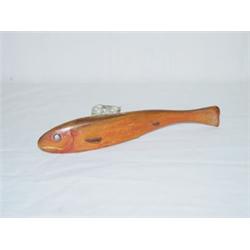 7 3/4" FISH DECOY - TROUT POSSIBLY BY TY WASHALL