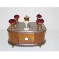 VICTORIAN WALNUT SEWING STAND