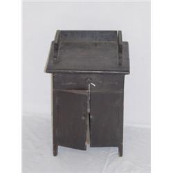 LATE 19TH CENT. PAINTED CHILDS JELLY CUPBOARD