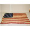 Image 1 : LG. MID 19TH CENT. 36 STAR AMERICAN FLAG (64" X 102")