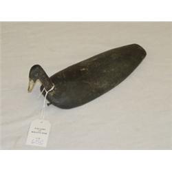 PRIMITIVE CARVED & PAINTED DUCK DECOY