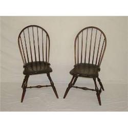 PR. 7 SPINDLE BOWBACK WINDSOR CHAIRS