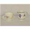 Image 1 : DECORATED SOFT PASTE CREAMER, CUP & SAUCER