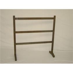 19TH CENT. PAINTED QUILT RACK