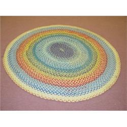 ROUND HAND BRAIDED RUG (80" ROUND)