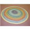 Image 1 : ROUND HAND BRAIDED RUG (80" ROUND)
