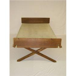 19TH CENT. CAMPAIGN BED