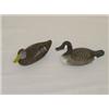 Image 1 : (2) CARVED & PAINTED MINIATURE DUCK DECOYS - BOTH SIGNED