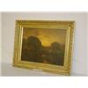 Image 1 : OIL ON BOARD IMPRESSIONIST WOODLAND LANDSCAPE SIGNED G. WOOD (?) (23 1/2" X 31 1/2")