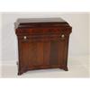 Image 1 : RARE CLASSICAL-EMPIRE MAHOGANY HAM CABINET W/ INSET MARBLE (PROB. NY STATE)