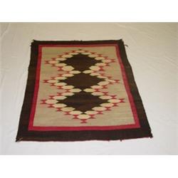 NAVAJO RUG (43 1/2" X 33 1/2")