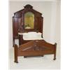 Image 1 : FANTASTIC VICTORIAN WALNUT 3 PC. MARBLE TOP BEDROOM SUITE - BED, CHEST & COMMODE