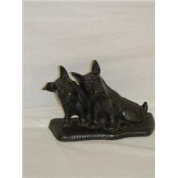 5 1/2" CAST IRON SCOTTIE DOORSTOP