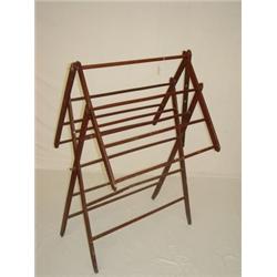 19TH CENT. PAINTED DRYING RACK