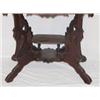 Image 2 : NICE VICTORIAN WALNUT MARBLE TOP TABLE W/ CARVED SWAN LEGS