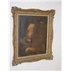 Image 1 : OIL ON CANVAS MAN W/ TABLET IN OLD MASTER STYLE, UNSIGNED (23 1/2" X 18 1/2")