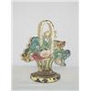 Image 1 : 8" CAST IRON BASKET OF FLOWERS DOORSTOP