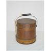 Image 1 : SM. 6 1/2" FINGER LAPPED FIRKIN W/ NATURAL FINISH