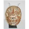 Image 1 : 9 1/2" DECORATED REDWARE MASK