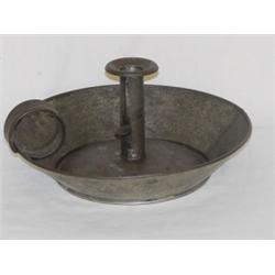 9" TIN PUSHUP CHAMBER CANDLESTICK