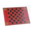 Image 1 : VICTORIAN PAINTED RED, BLACK, & GREEN GAME BOARD