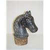 Image 1 : 12 1/2" CAST IRON HITCHING POST HORSES HEAD