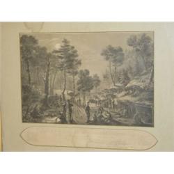 STEEL ENGRAVING RAVINE OCCUPIED BY THE PICKETS RESERVES AT THE SIEGE OF YORKTOWN APRIL 1862