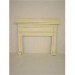 PAINTED 19TH CENT. PINE MANTLE