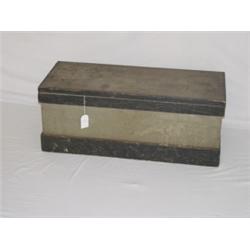 LATE 19TH CENT. PAINTED TOOL BOX