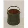 Image 1 : FINGER LAPPED FIRKIN IN OLD GREEN PAINT (NO LID)