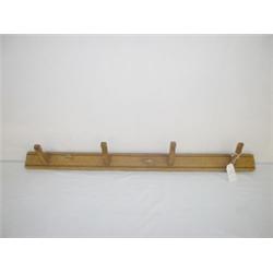 WOODEN PEG RACK