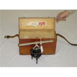 NO. 99-F TRANSIT W/ ORIGINAL CASE MADE BY STARRETT TOOL ATHOL MA