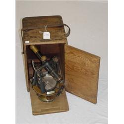 TRANSIT #14645 W/ ORIGINAL CASE MADE BY C.L. BERGER & SONS BOSTON MA