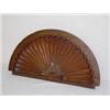 Image 1 : 27" CARVED WOODEN ARCHITECTURAL SHELL FAN