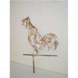 17" SHEET METAL PAINTED ROOSTER WEATHERVANE
