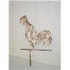 Image 1 : 17" SHEET METAL PAINTED ROOSTER WEATHERVANE