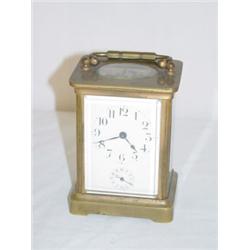 FRENCH BRASS CARRIAGE CLOCK