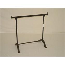 WROUGHT IRON FIREPLACE CRANE
