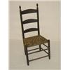Image 1 : SHAKER TYPE PAINTED LADDERBACK CHAIR W/ TAPED SEAT
