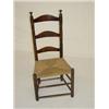 Image 1 : LADDERBACK CHAIR W/ RUSH SEAT - NATURAL FINISH